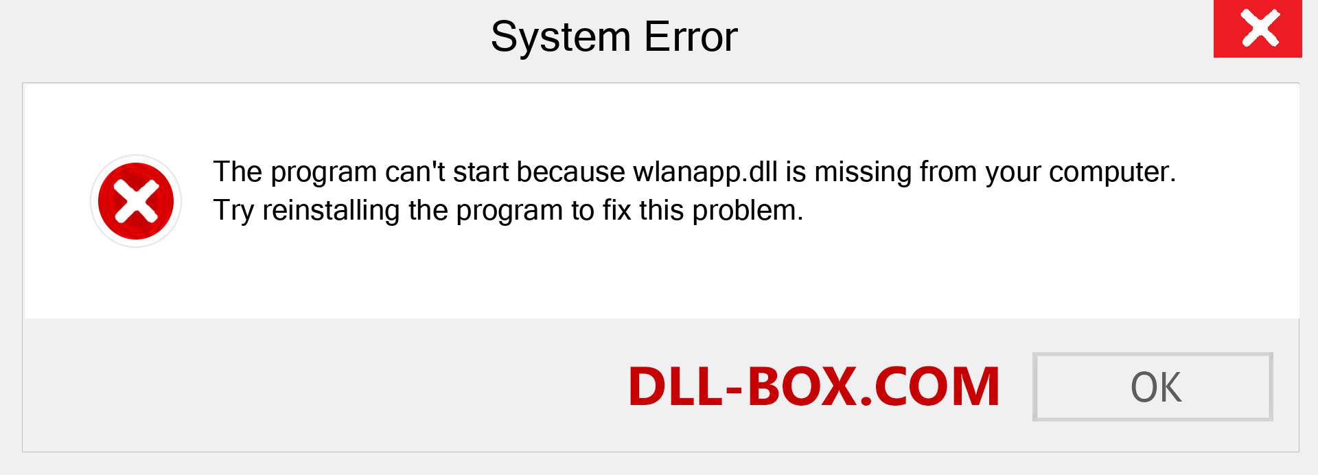  wlanapp.dll file is missing?. Download for Windows 7, 8, 10 - Fix  wlanapp dll Missing Error on Windows, photos, images